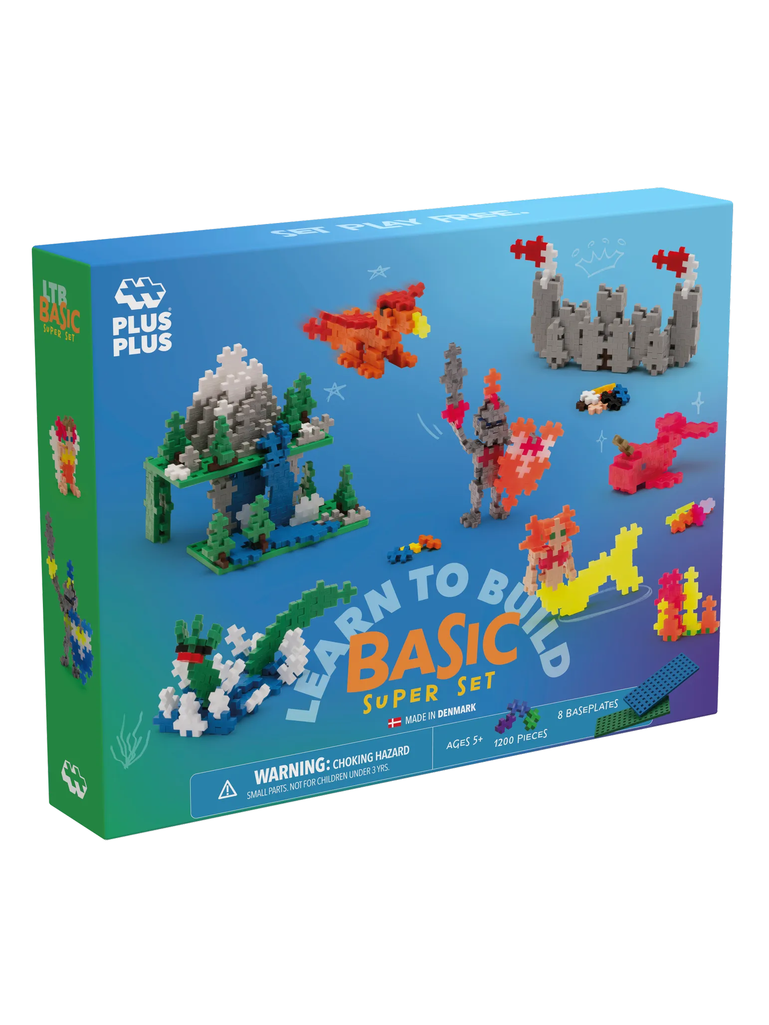 Learn to Build - Supersæt Basis - 1200 stk