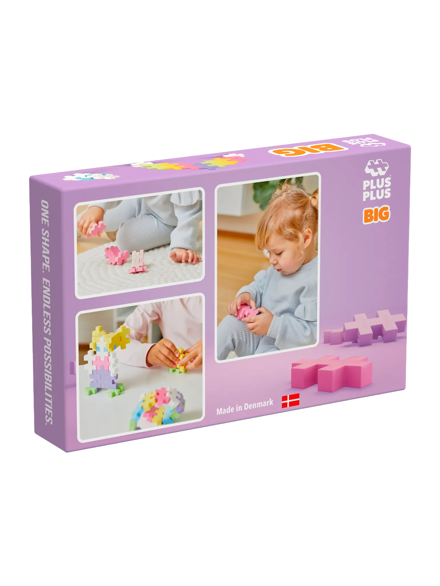 BIG Pastel Farvemix - 50 stk