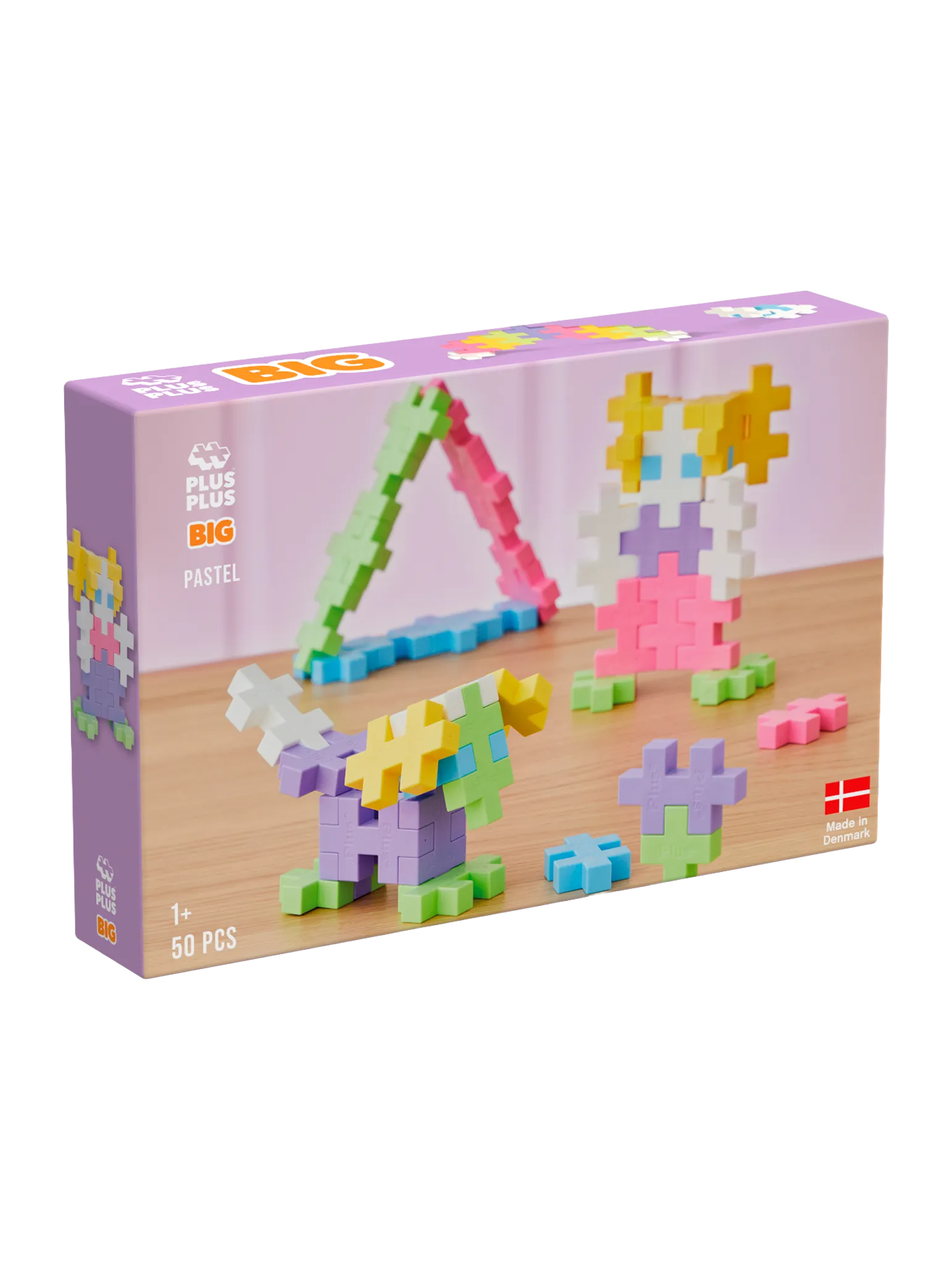 BIG Pastel Farvemix - 50 stk