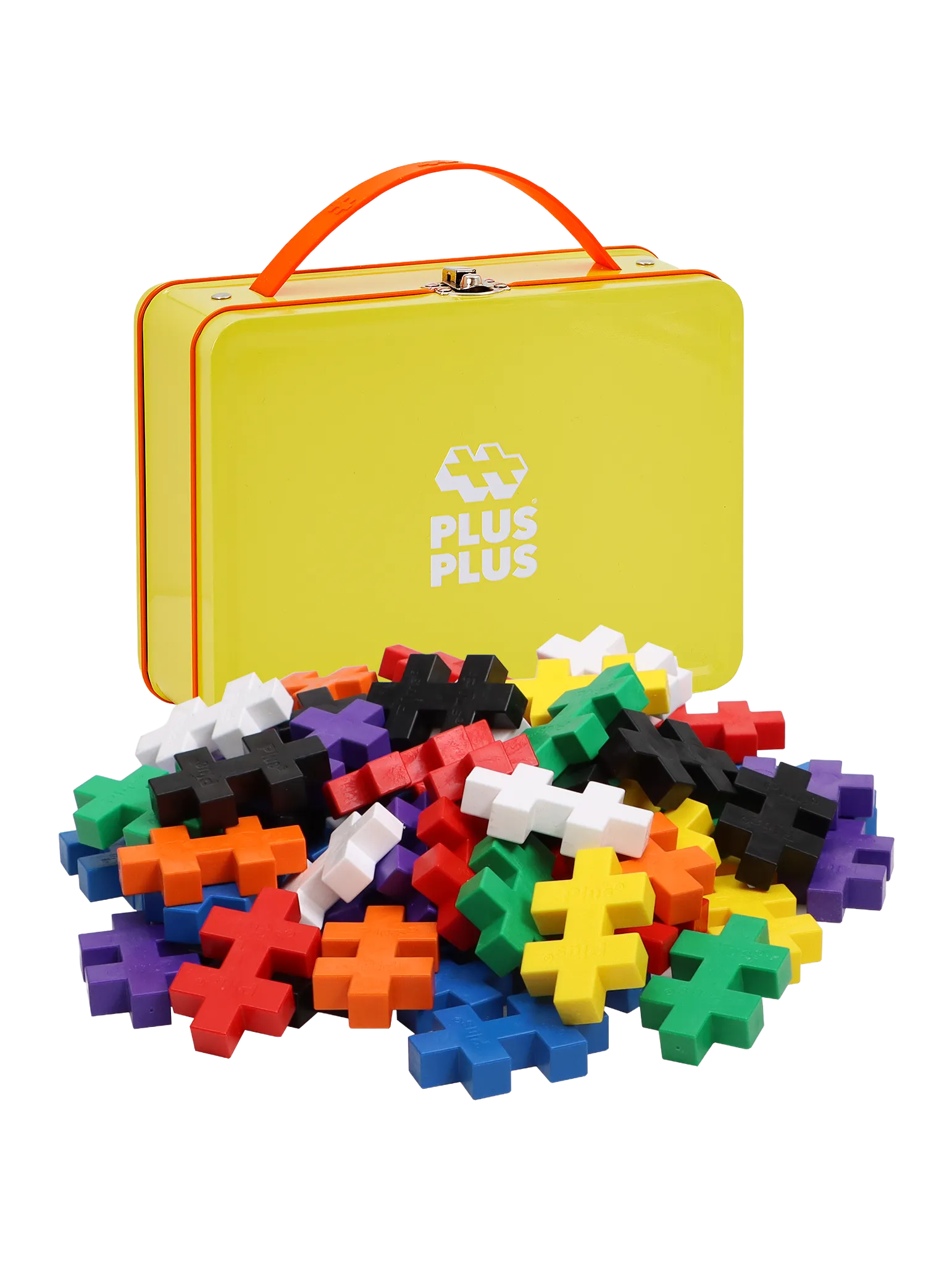 BIG Gul metalkuffert - 70 stk