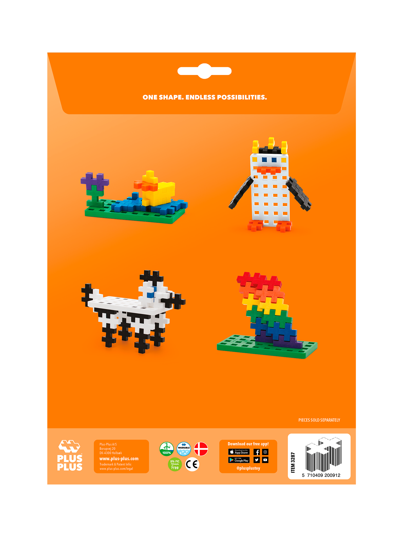 To BIG byggeplader i grøn og hvid