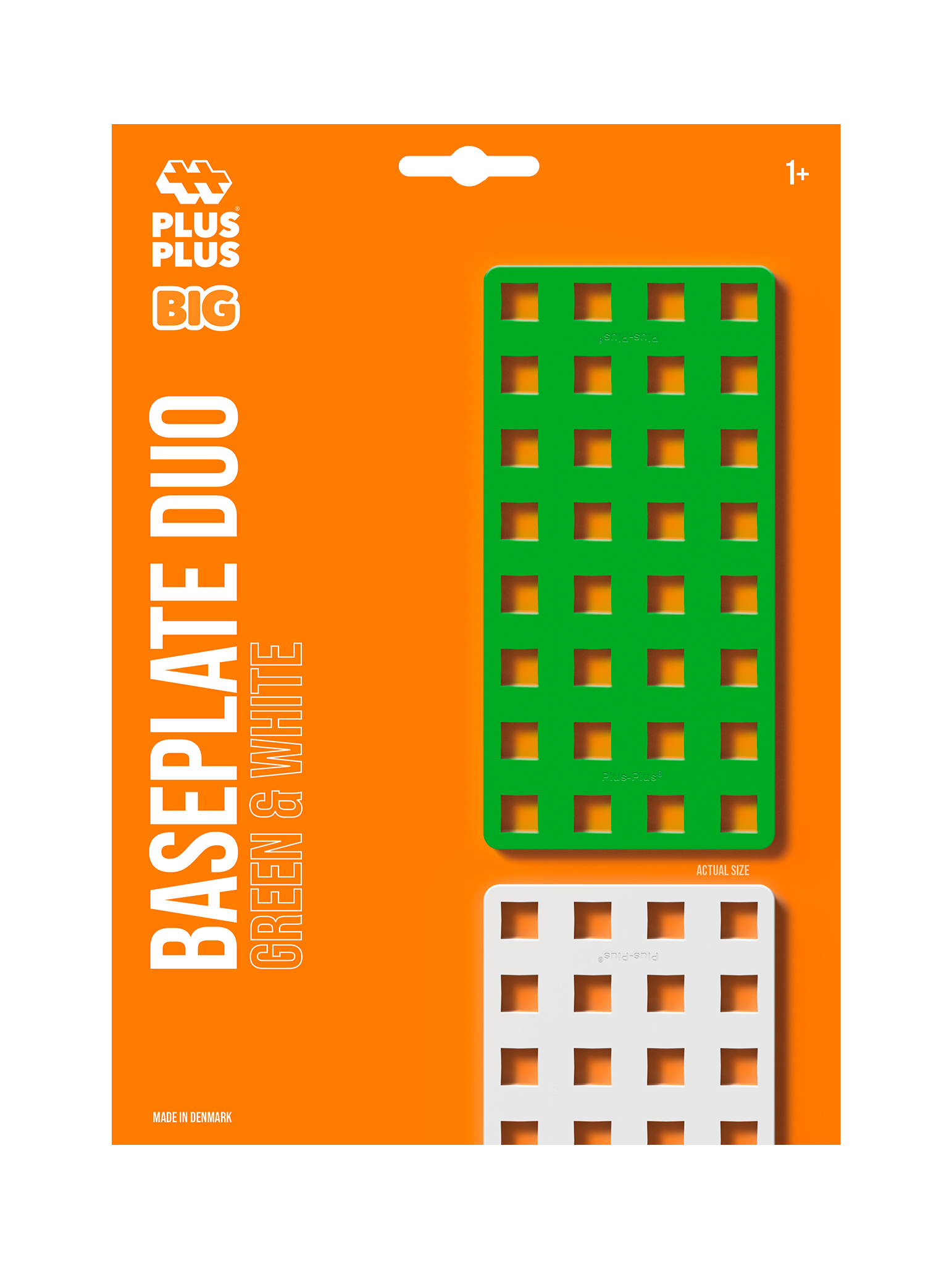 To BIG byggeplader i grøn og hvid