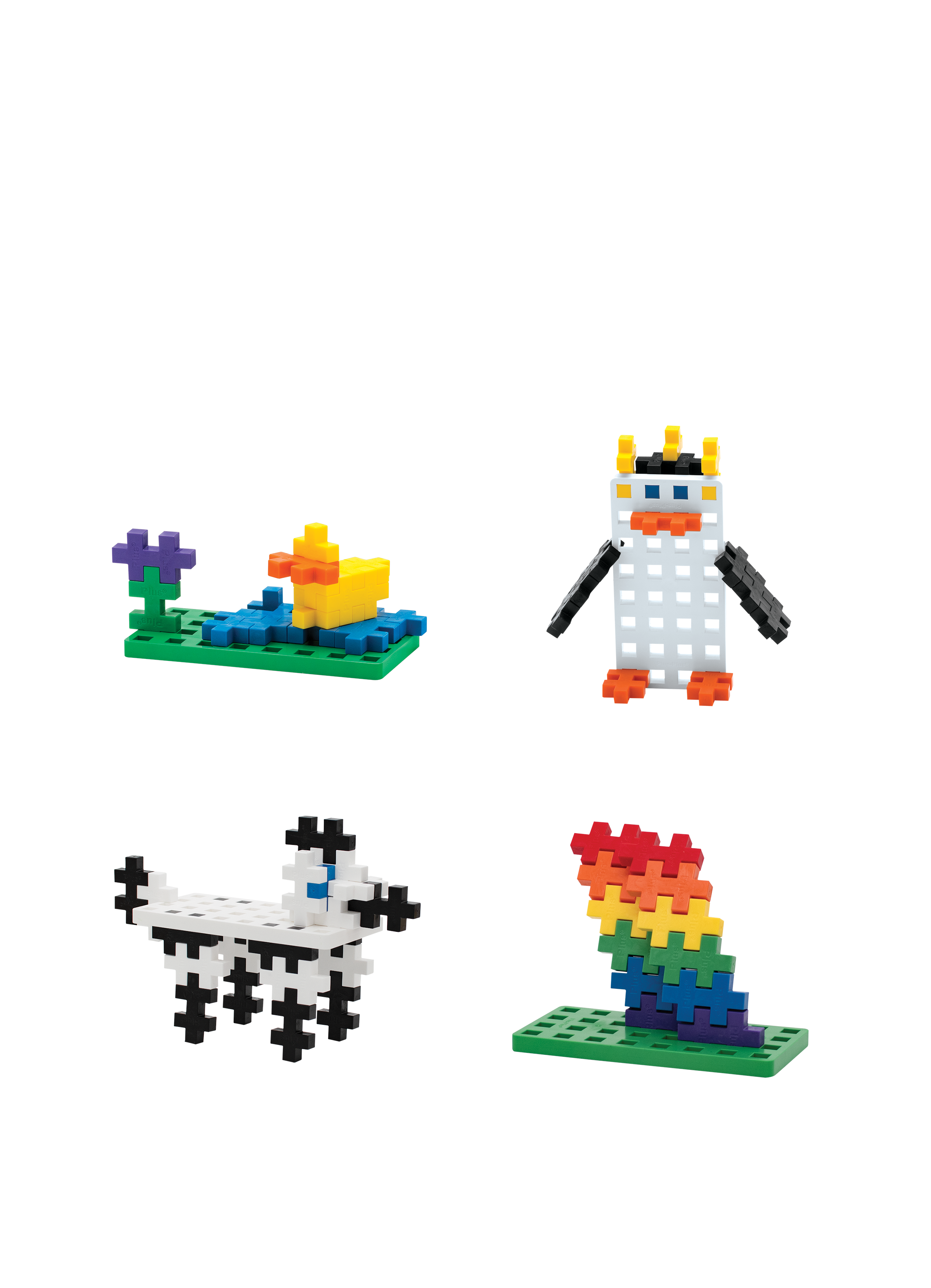 To BIG byggeplader i grøn og hvid