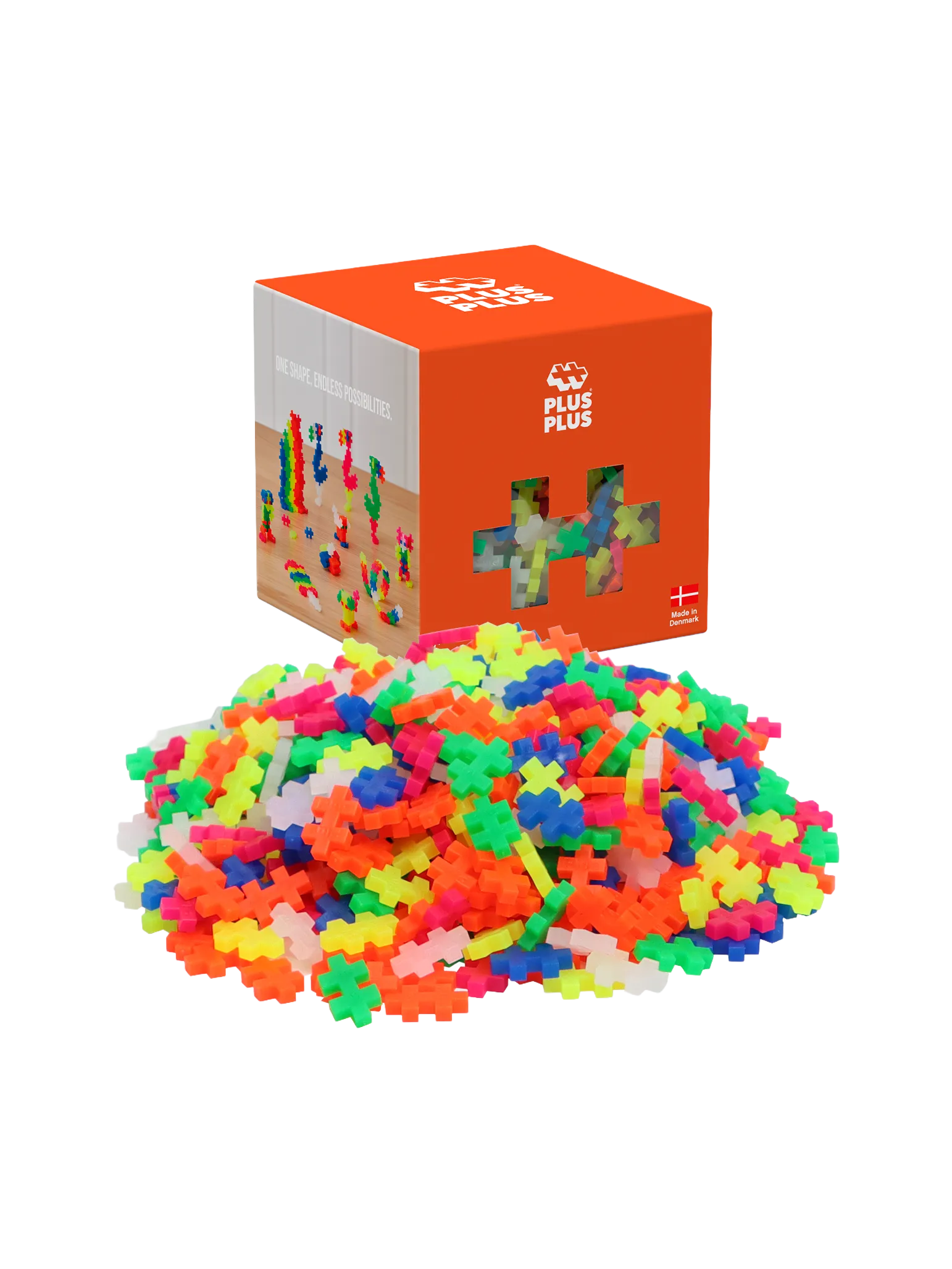 Neon Farvemix - 600 stk