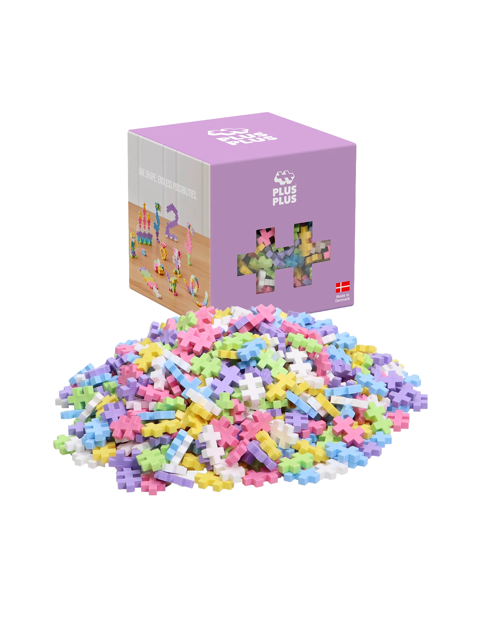 Pastel Farvemix - 600 stk