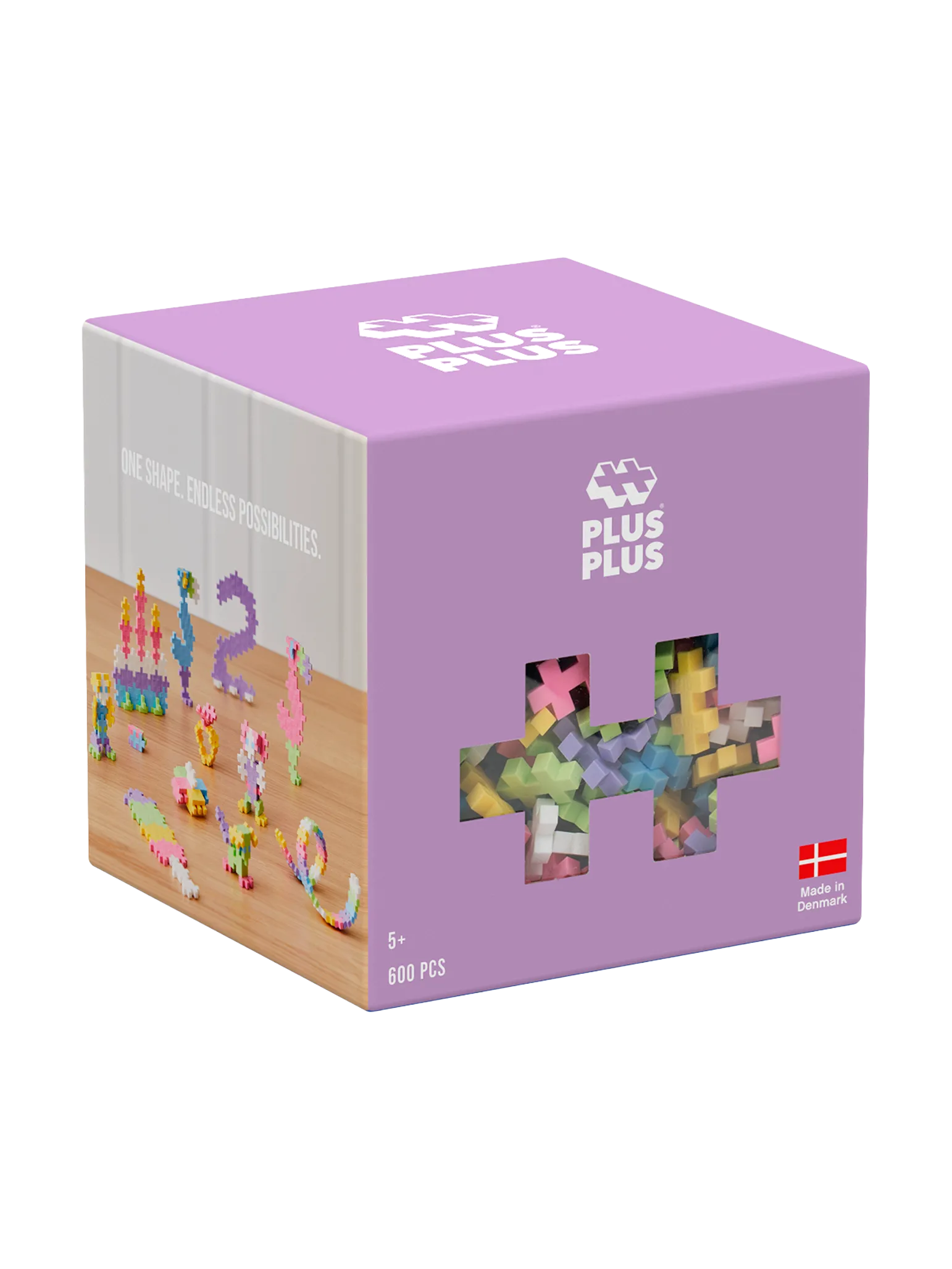 Pastel Farvemix - 600 stk