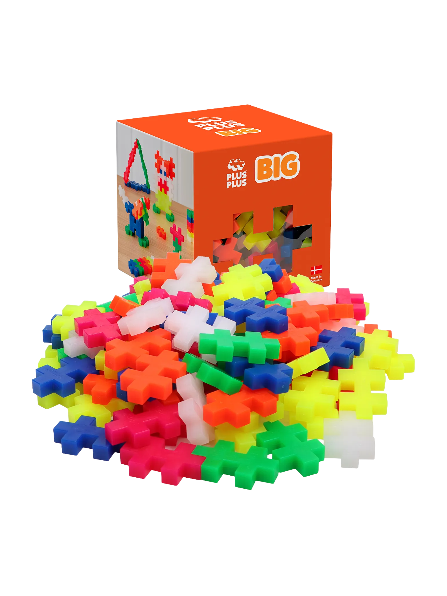 BIG Neon Farvemix - 100 stk