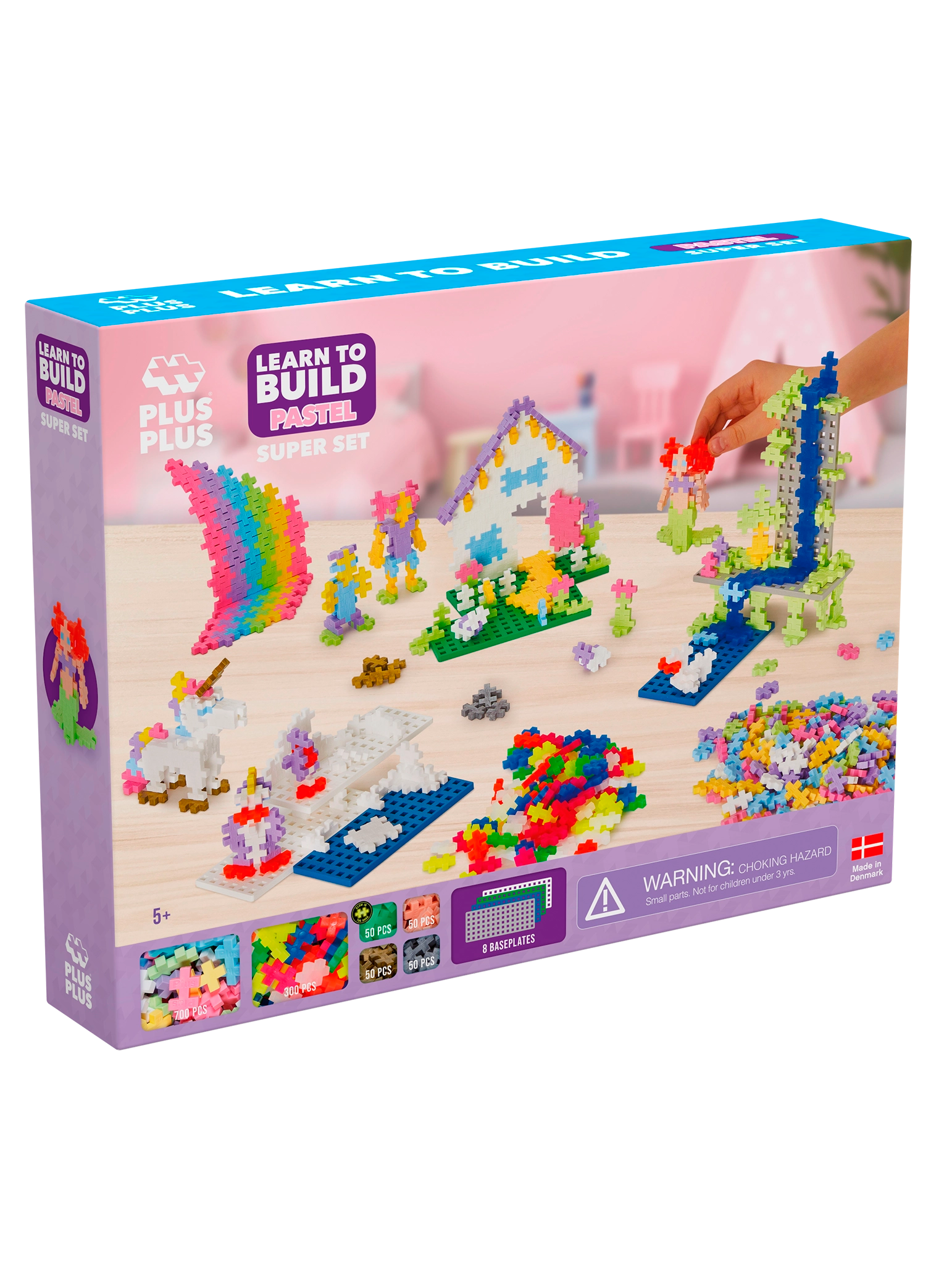 Learn to Build - Supersæt Pastel - 1200 stk