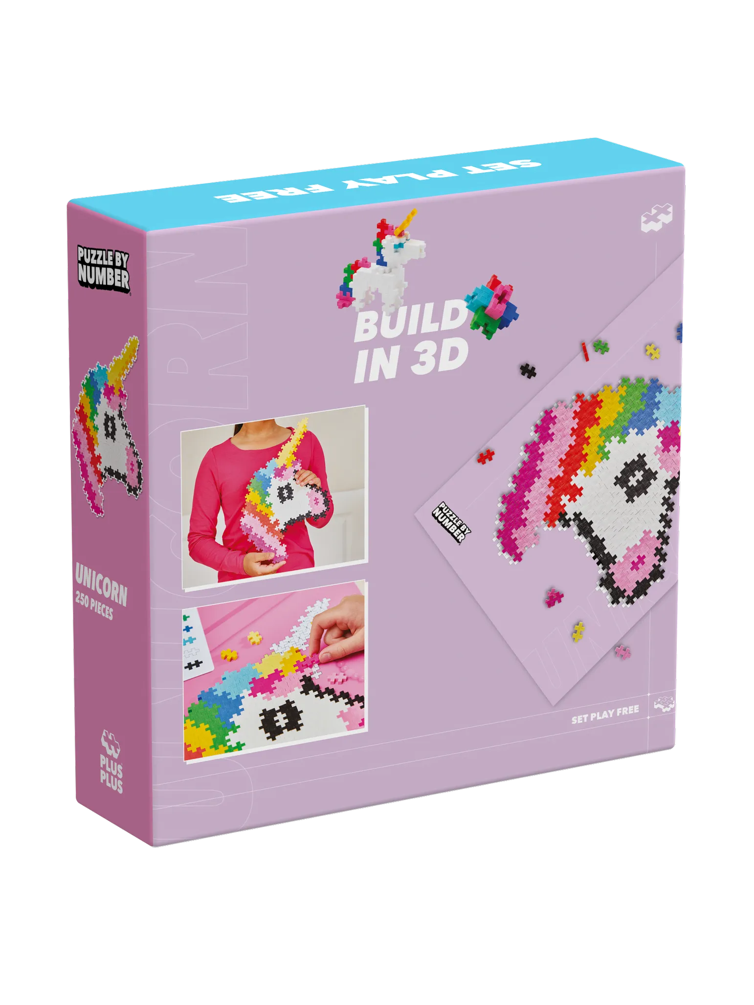 Puzzle By Number - Enhjørning