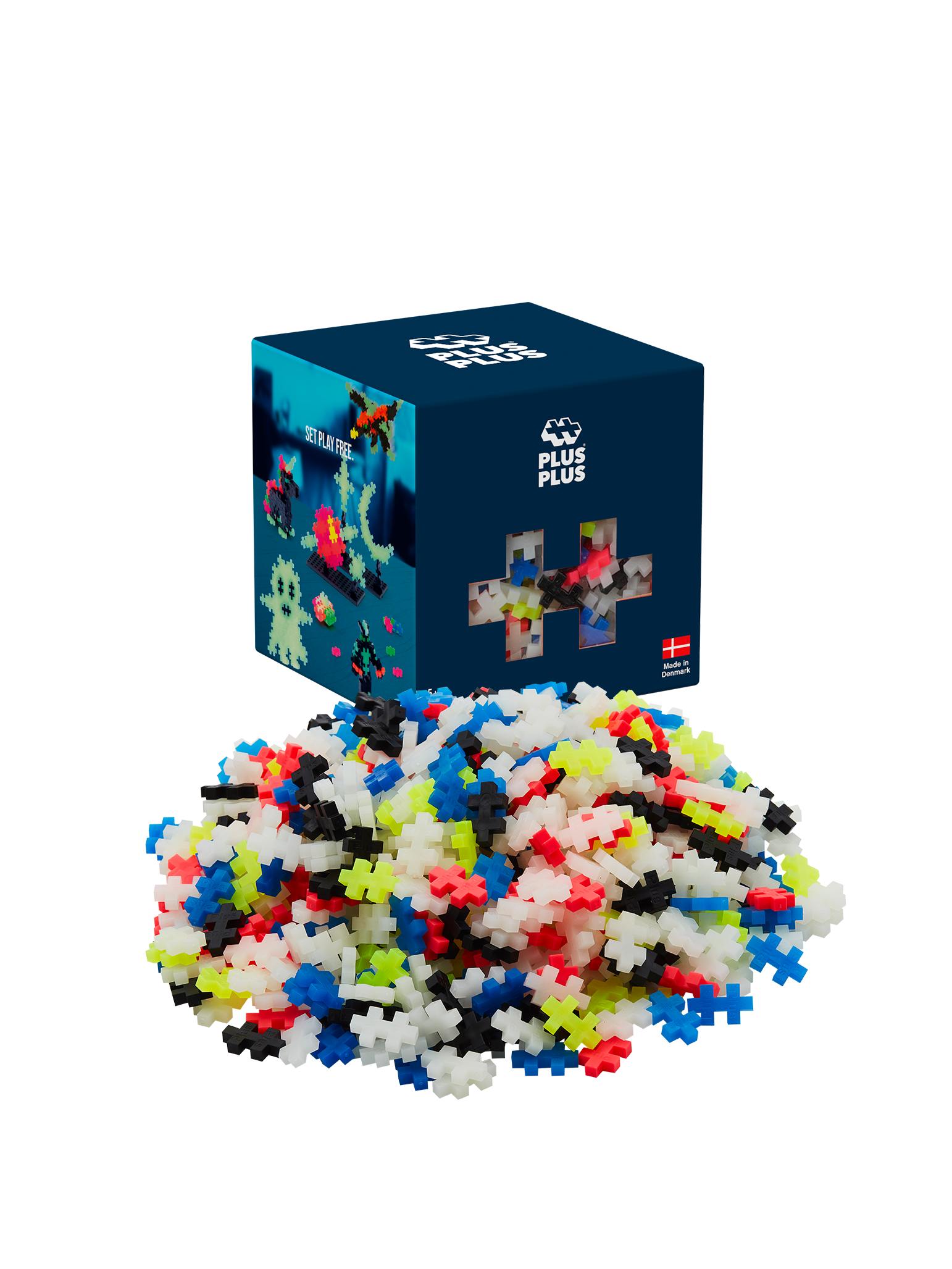 Selvlysende Farvemix - 600 stk