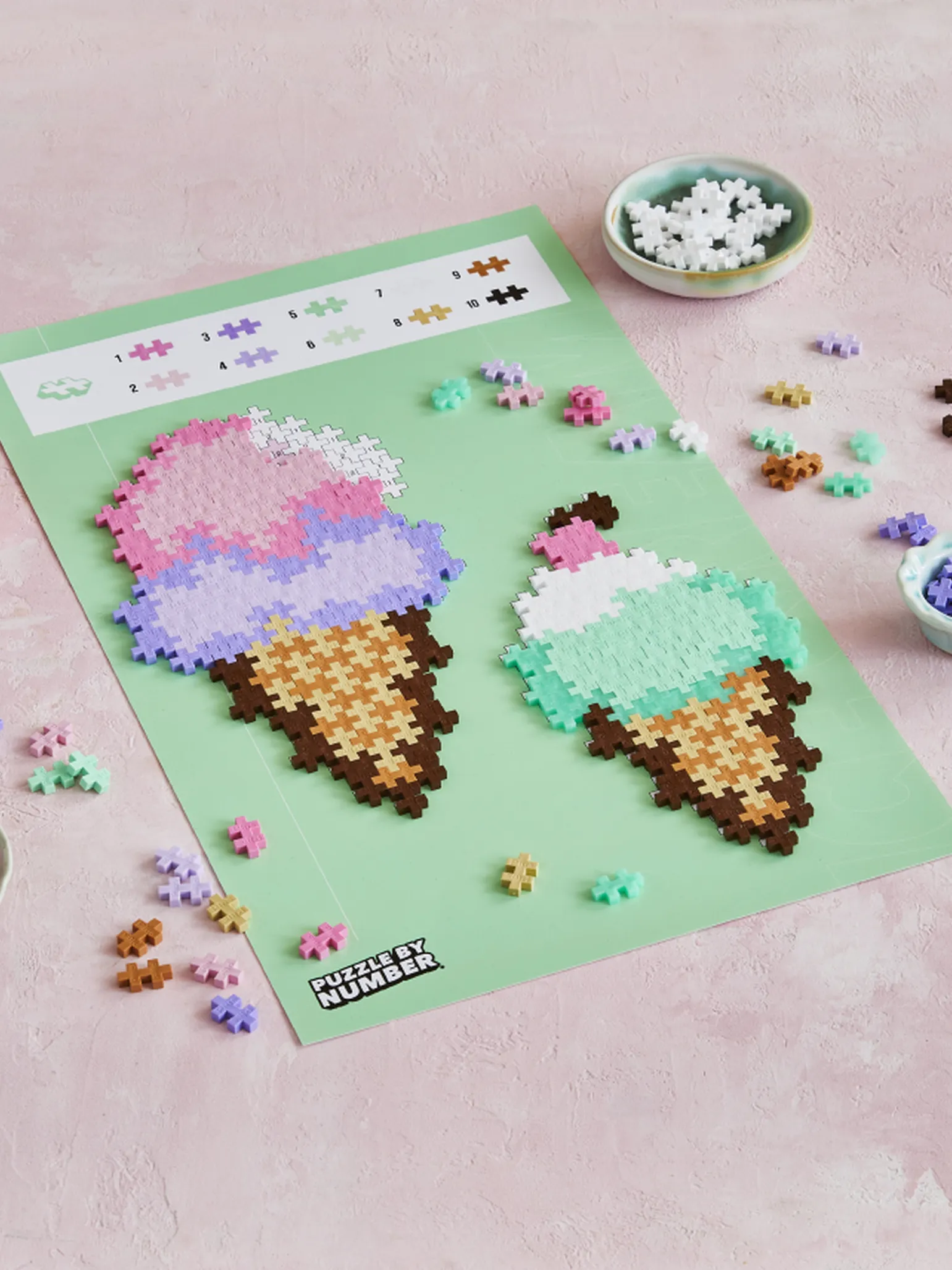 Puzzle By Number - Isvafler - 250 stk