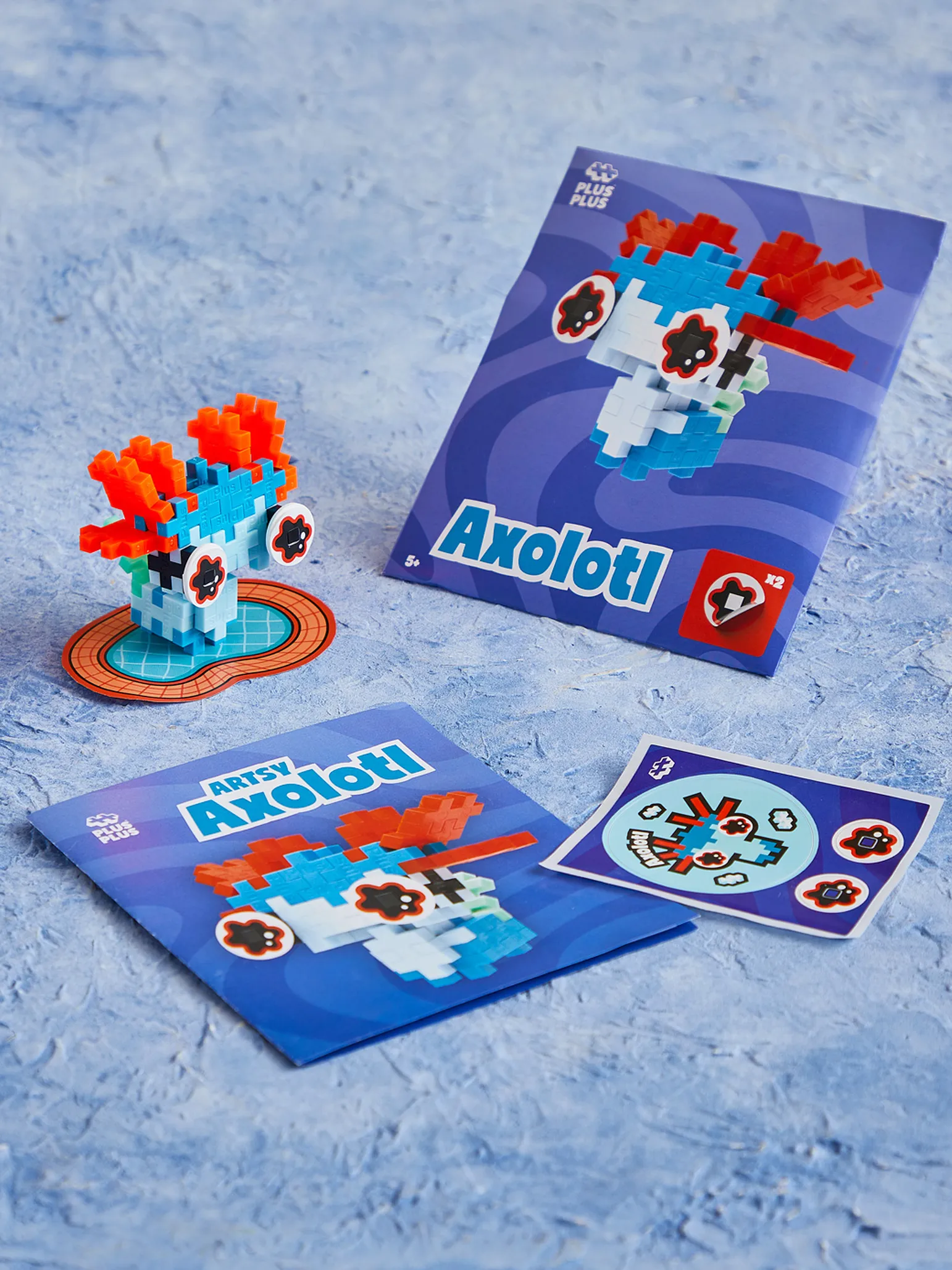 Kæledyrspakke - Blå Axolotl