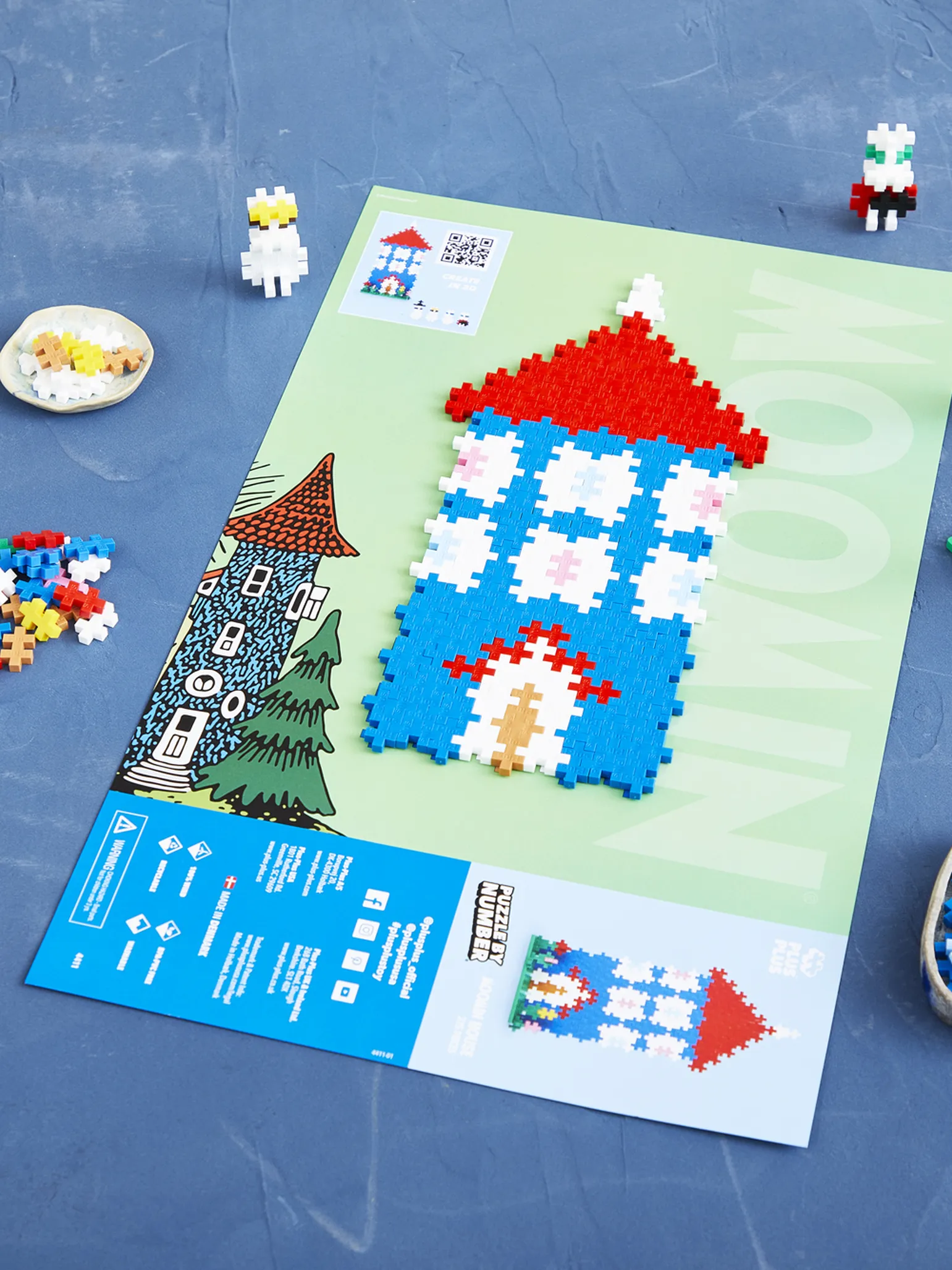 Puzzle by Number - Mumihuset med 3D figurer - 275 stk