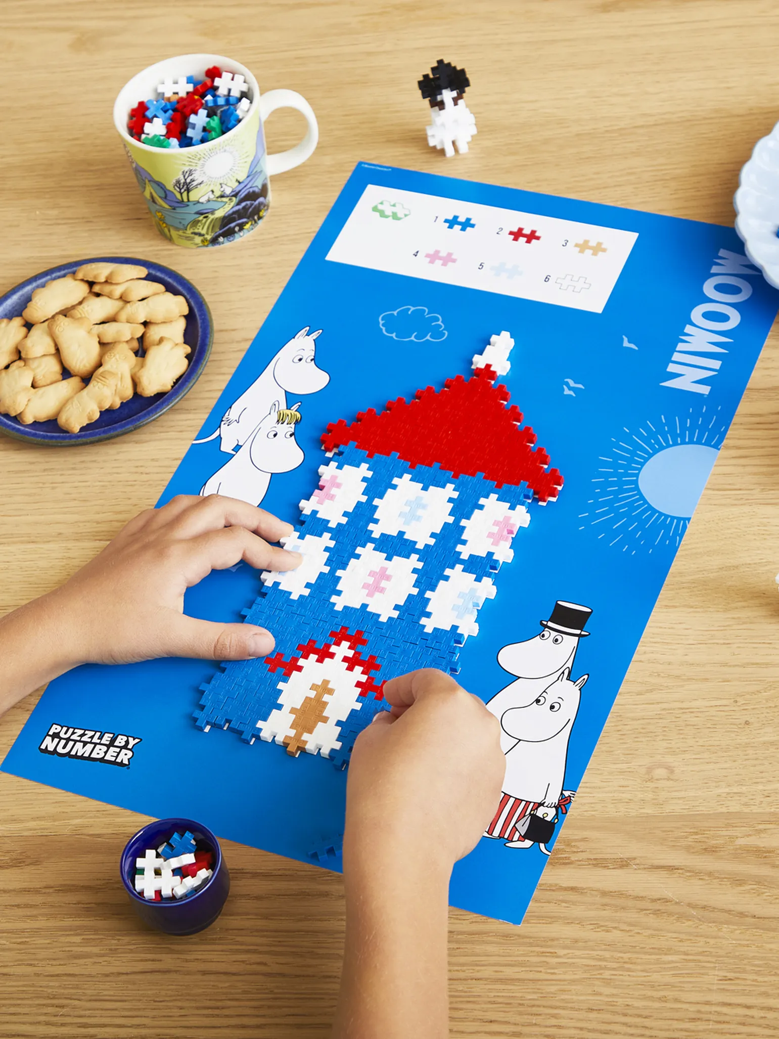 Puzzle by Number - Mumihuset med 3D figurer - 275 stk