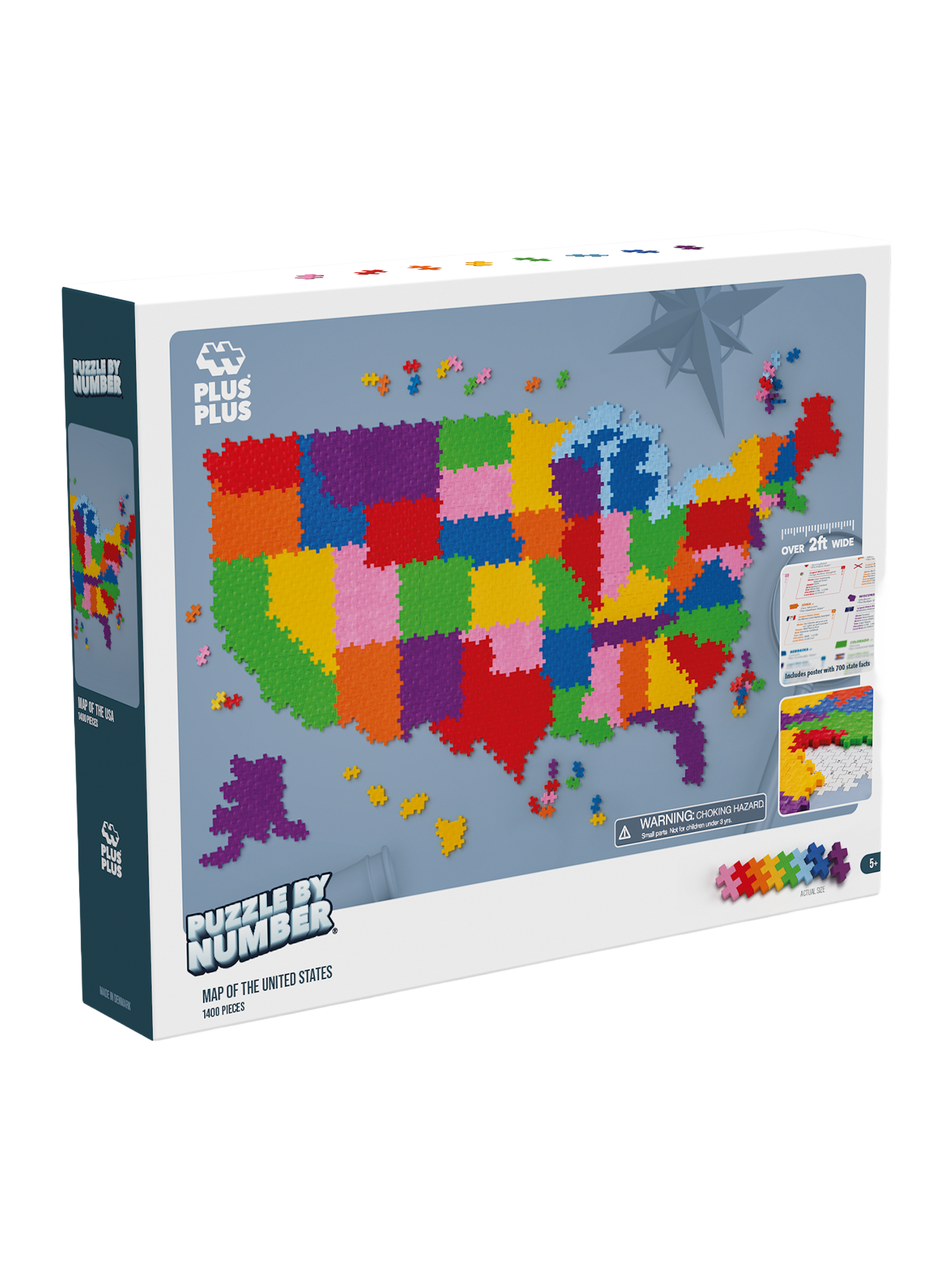 Puzzle By Number - USA Kort