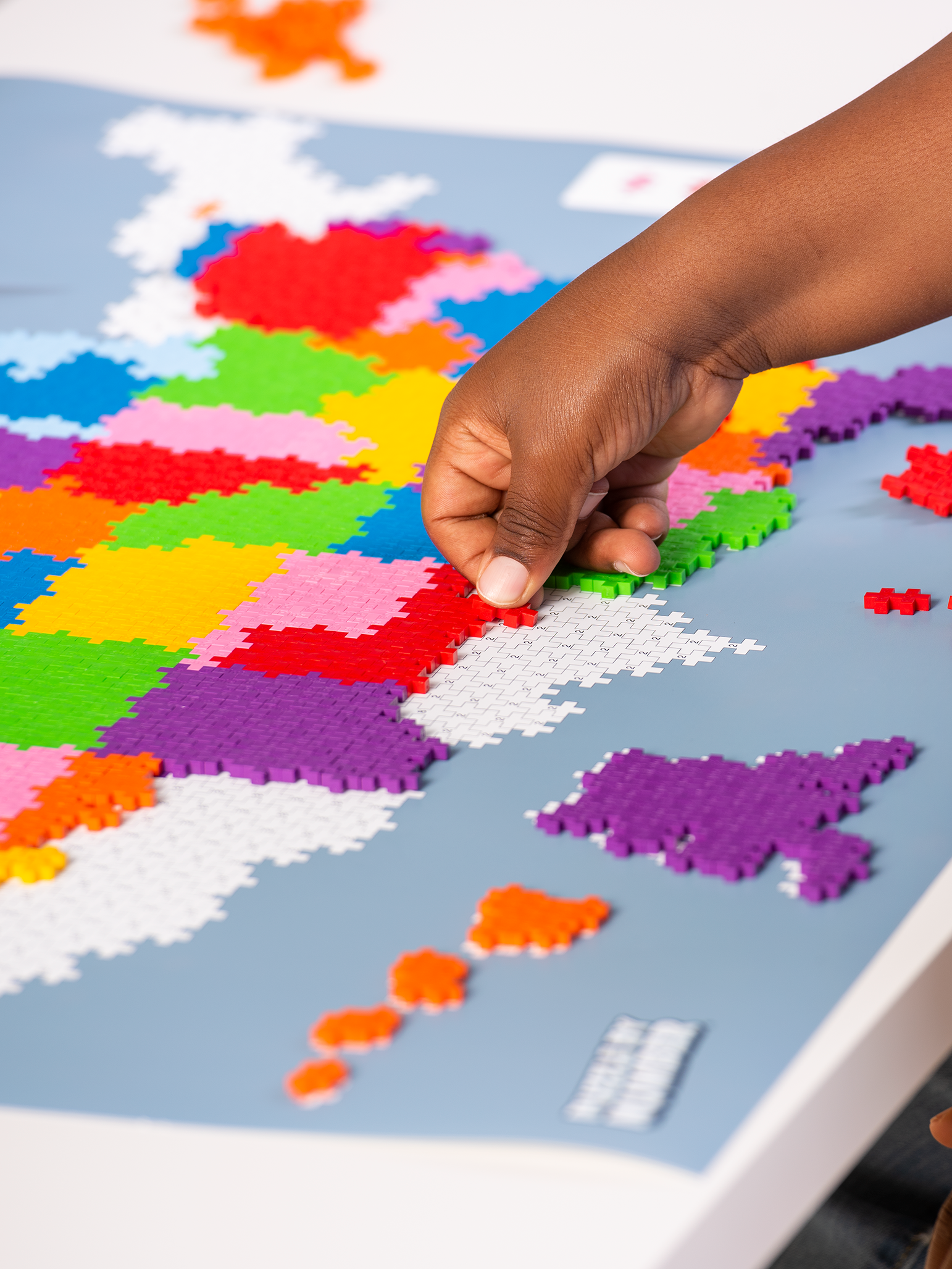 Puzzle By Number - USA Kort