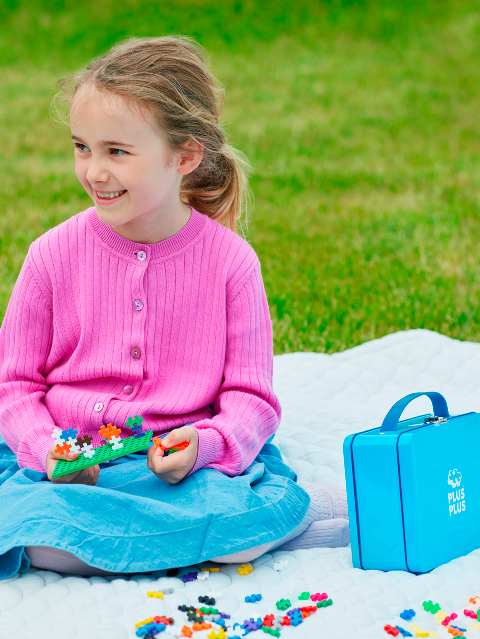 Blå Metalkuffert - 600 stk