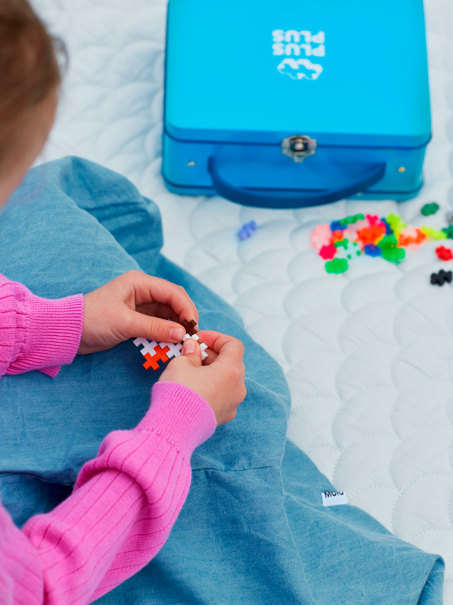 Blå Metalkuffert - 600 stk