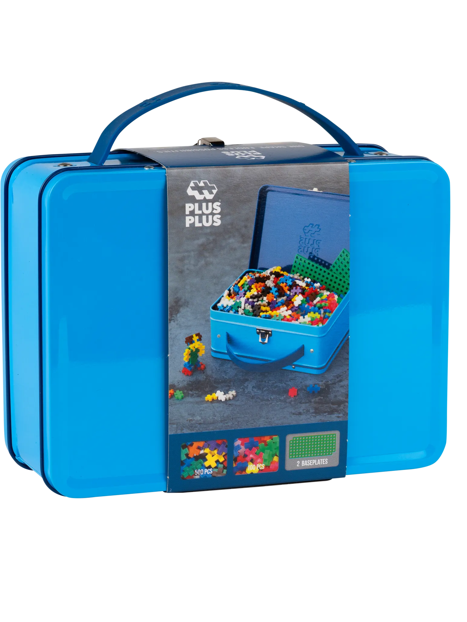 Blå Metalkuffert - 600 stk