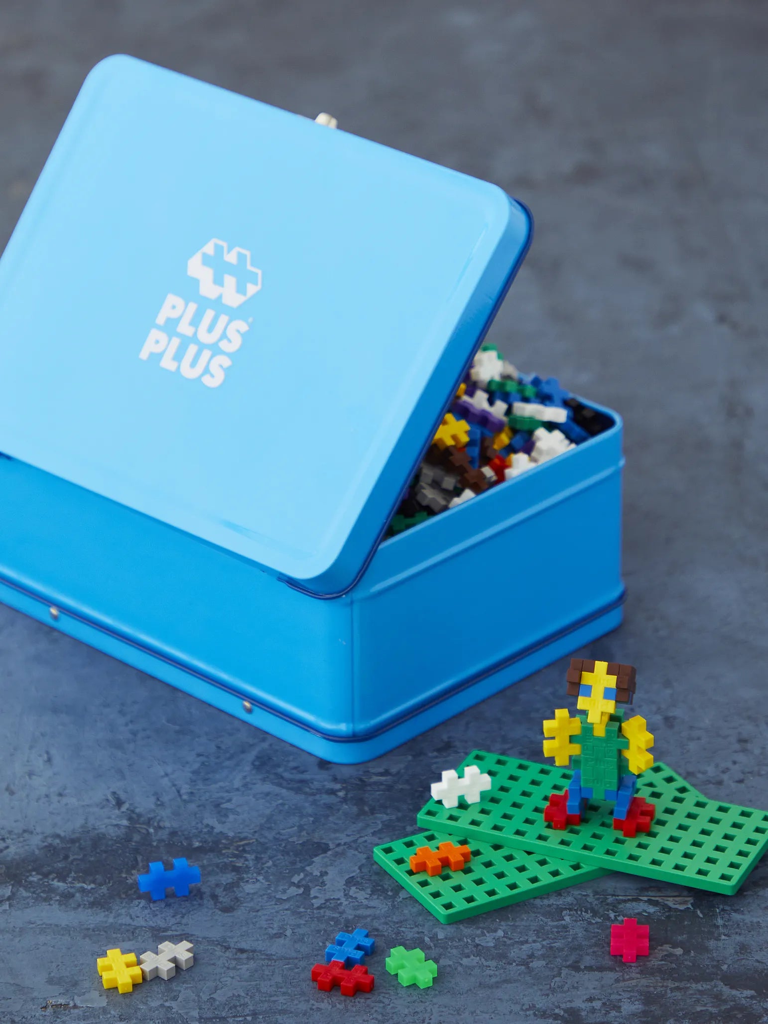 Blå Metalkuffert - 600 stk