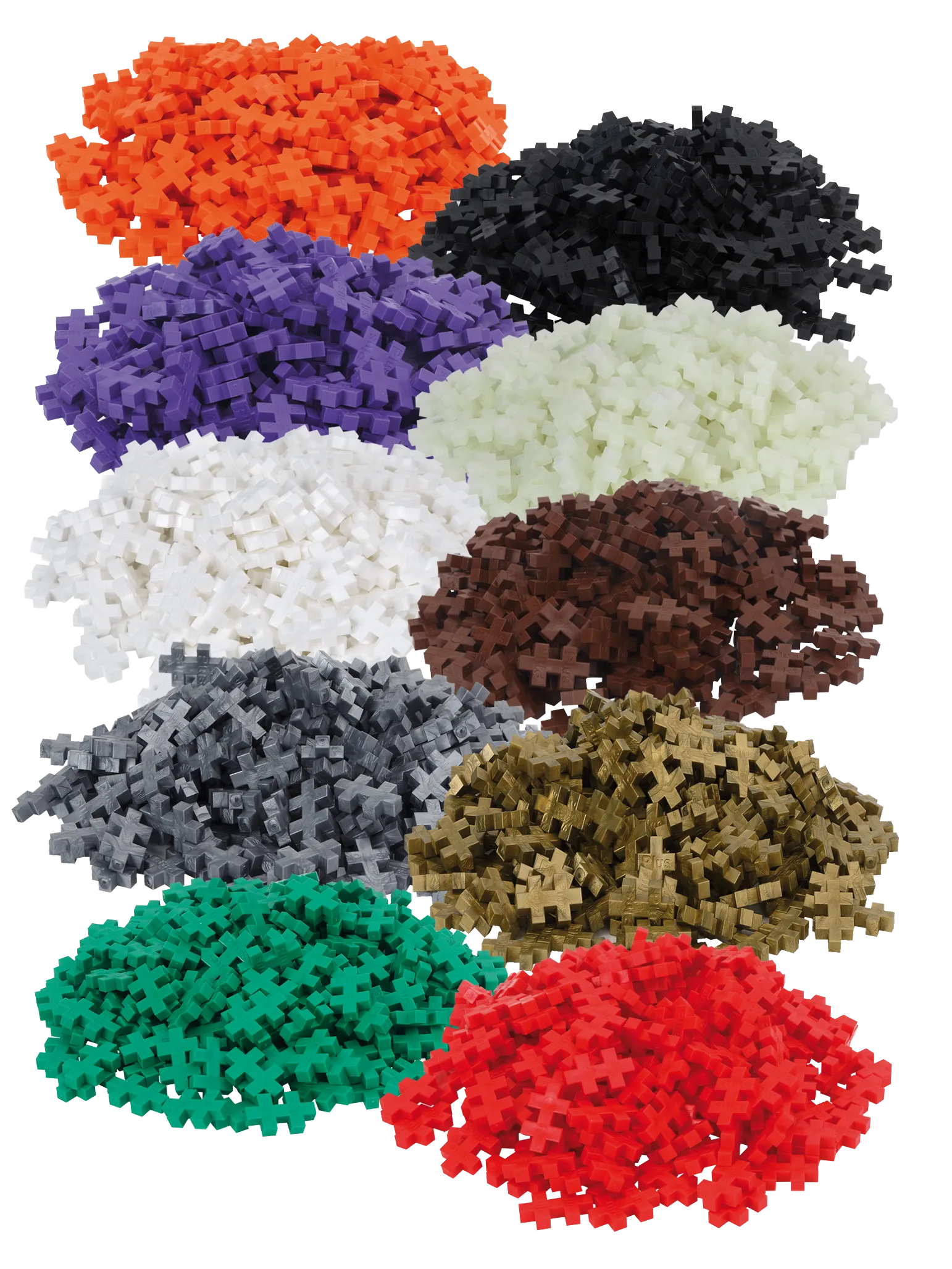 Pakke med 10 julefarver 1500 stk